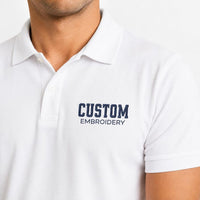 Custom Embroidered Polo Shirt for Men and Women, Personalized & Printed Polo Shirts for Business, Casual Wear, Sports Teams, Work Uniforms