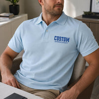 Custom Embroidered Polo Shirt for Men and Women, Personalized & Printed Polo Shirts for Business, Casual Wear, Sports Teams, Work Uniforms