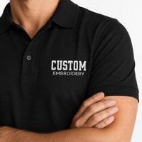 Custom Embroidered Polo Shirt for Men and Women, Personalized & Printed Polo Shirts for Business, Casual Wear, Sports Teams, Work Uniforms