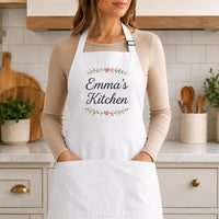 Custom Logo Apron, Personalized Cafe Restaurant Uniform, Professional Chef Apron, Branded Cooking Apron for Staff, Restaurant Gift