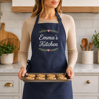 Custom Logo Apron, Personalized Cafe Restaurant Uniform, Professional Chef Apron, Branded Cooking Apron for Staff, Restaurant Gift