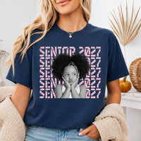 Personalized Senior 2027 Photo Shirt, Custom Graduation Picture Tee, Senior Year Keepsake Top, Class of 2027 Outfit, Graduation Gift