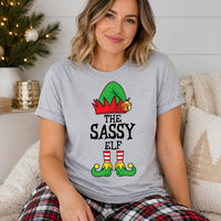 Personalized Christmas Elf Shirt and Sweatshirt, Custom Family Matching Holiday Top, Funny Mama Papa King Queen Elf Outfit, Christmas Gift