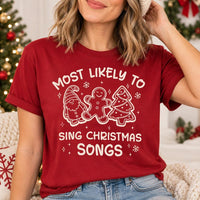 Personalized Most Likely To Christmas Shirt, Custom Funny Holiday Tee, Family Christmas Tee, Festive Matching Party Outfit, Holiday Gift