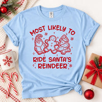 Personalized Most Likely To Christmas Shirt, Custom Funny Holiday Tee, Family Christmas Tee, Festive Matching Party Outfit, Holiday Gift
