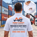 Business Logo Polo Shirt, Custom Front & Back Company Polo, Personalized Work Uniform, Staff Team Shirt, Corporate Branding Uniform Polo