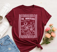 Personalized Thanksgiving Shirt, Custom Last Name Turkey Day Tee, Matching Thanksgiving Crew Shirts, Fall Dinner Outfit, Holiday Gift 2026