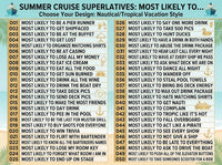 Custom Cruise Superlative Group Shirt, Most Likely To Vacation Tee, Funny Sailing Party Top, Cruise Matching Tee, Family Trip Gift
