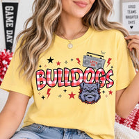 Custom School Mascot Sweatshirt, Personalized Team Name Crewneck, Custom Sport Sweatshirt, Retro Gingham Spirit Wear, Gift for Athlete