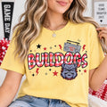 Custom School Mascot Sweatshirt, Personalized Team Name Crewneck, Custom Sport Sweatshirt, Retro Gingham Spirit Wear, Gift for Athlete