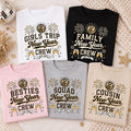 Personalized New Year Group Shirt, Custom Crew Name Tee, Matching Holiday Sweatshirt, Disco Ball NYE Party Outfit, Holiday Party Gift