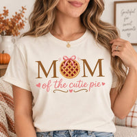 Personalized Cutie Pie Shirt, Custom Mom Dad Baby Role Top, First Birthday Pie Bodysuit, Thanksgiving Family Outfit, Gift for Family