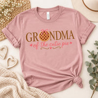 Personalized Cutie Pie Shirt, Custom Mom Dad Baby Role Top, First Birthday Pie Bodysuit, Thanksgiving Family Outfit, Gift for Family