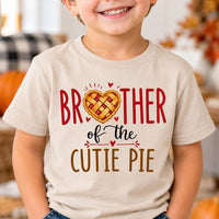Personalized Thanksgiving Family Shirt, Custom Cutie Pie Tee, Mama Dada Brother Baby Shirt, Choose Your Custom Family Role, Holiday Gift