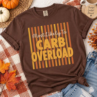 Custom Thanksgiving Most Likely To Shirt, Funny Quote Tee, Choose Your Phrase T-Shirt, Friendsgiving Family Outfit, Holiday Party Gift