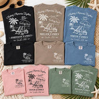 Personalized Family Beach Vacation Shirt, Custom Trip Tee, Making Memories Together Tee, Beach Reunion Outfit, Family Trip Gift, Front Back