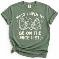 Personalized Most Likely To Christmas Shirt, Custom Funny Holiday Tee, Family Christmas Tee, Festive Matching Party Outfit, Holiday Gift
