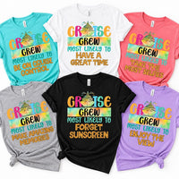 Personalized Cruise Crew Most Likely To Shirts, Matching Vacation Tees, Custom Sea Trip Shirts, Family Travel Outfit, Cruise Trip Gift