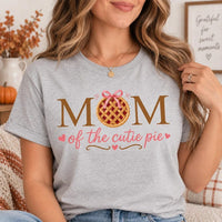 Personalized Cutie Pie Shirt, Custom Mom Dad Baby Role Top, First Birthday Pie Bodysuit, Thanksgiving Family Outfit, Gift for Family