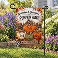 Personalized Pumpkin Patch Garden Flag, 12x18 Double Sided Yard Flag, Fall Garden Decor, Family Autumn Welcome Sign, Fall Decor Gift