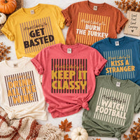 Custom Thanksgiving Most Likely To Shirt, Funny Quote Tee, Choose Your Phrase T-Shirt, Friendsgiving Family Outfit, Holiday Party Gift