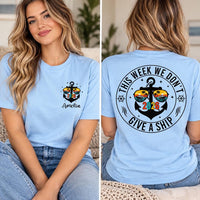 Personalized Cruise 2026 Shirt, Custom Name Vacation Tee, Funny Cruise Tee, Matching Family Trip Outfit, Vacation Gift, Front Back