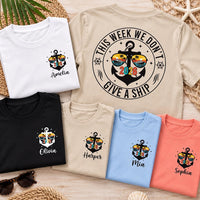 Personalized Cruise 2026 Shirt, Custom Name Vacation Tee, Funny Cruise Tee, Matching Family Trip Outfit, Vacation Gift, Front Back