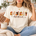 Personalized Emergency Department Tee, Custom ER Nurse Fall Shirt, Patterned Bubble Letter Tee, Fall Gift for Nurse, Nurses Week Gift