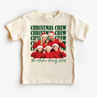 Personalized Family Photo Sweatshirt, Custom Christmas Crew Tee, Holiday Picture Block Shirt, Matching Family Outfit, Xmas 2026 Gift