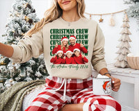 Personalized Family Photo Sweatshirt, Custom Christmas Crew Tee, Holiday Picture Block Shirt, Matching Family Outfit, Xmas 2026 Gift