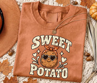 Personalized Sweet or Grouchy Potato Shirt, Custom Funny Potato Tee, Thanksgiving Sweatshirt, Friendsgiving Outfit, Funny Gift for Her