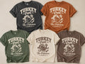Personalized Turkey Trot Family Shirt, Custom Running Turkey Tee, Varsity Thanksgiving Top, Matching Family Outfit, Thanksgiving Gift