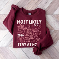 Personalized Most Likely To 2026 Shirt, Custom Christmas Family Tee, Doodle Holiday Sweatshirt, Matching Family Outfit, Funny Gift Idea