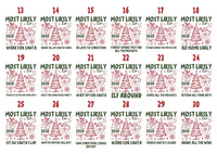 Personalized Most Likely To 2026 Shirt, Custom Christmas Family Tee, Doodle Holiday Sweatshirt, Matching Family Outfit, Funny Gift Idea
