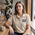 Custom Embroidered Polo Shirt for Business Owners, Personalized Polo Shirts for Office Wear, Team Events, Daily Wear, Corporate Events
