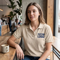 Custom Embroidered Polo Shirt for Business Owners, Personalized Polo Shirts for Office Wear, Team Events, Daily Wear, Corporate Events