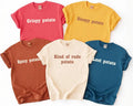 Personalized Potato Pun Shirt, Custom Western Thanksgiving Tee, Funny Matching Couple Top, Friendsgiving Group Outfit, Potato Lover Gift