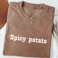 Personalized Potato Pun Shirt, Custom Western Thanksgiving Tee, Funny Matching Couple Top, Friendsgiving Group Outfit, Potato Lover Gift
