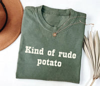 Personalized Potato Pun Shirt, Custom Western Thanksgiving Tee, Funny Matching Couple Top, Friendsgiving Group Outfit, Potato Lover Gift