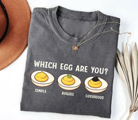 Personalized Which Egg Are You Shirt, Custom Deviled Egg Thanksgiving Tee, Funny Food Group Top, Friendsgiving Matching Outfit, Funny Gift