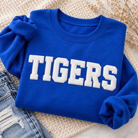 Custom Puff Print Mascot Sweatshirt, Personalized Team Name Shirt, Raised 3D School Spirit Hoodie, Sports Game Day Tee, Team Mom Gift
