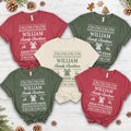 Personalized Family Christmas Shirt, Custom Last Name Sweater Sweatshirt, Matching Family Christmas 2026 Crew, Knit Holiday Gift Top