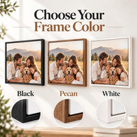 Custom Photo Framed Canvas, Personalized Picture Print, Wedding Gift, Family Portrait Wall Art, Memorial Photo Gift