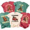 Custom Family Christmas Tee, Personalized Favorite Shirt, Matching Holiday Group Shirts, Funny Sibling Tee, Holiday Party Gift