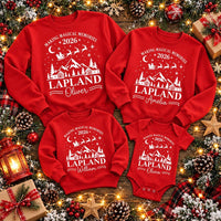 Personalized Lapland 2026 Sweatshirt, Custom Name Family Christmas Tee, Magical Memories Shirt, Holiday Family Outfit, Christmas Gift
