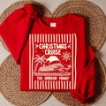Personalized Christmas Cruise Shirt, Custom Family Name Holiday Tee, Santa Ship Graphic Shirt, Family Vacation Outfit, Cruise Trip Gift