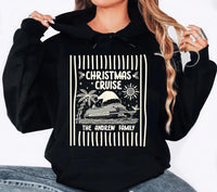 Personalized Christmas Cruise Shirt, Custom Family Name Holiday Tee, Santa Ship Graphic Shirt, Family Vacation Outfit, Cruise Trip Gift