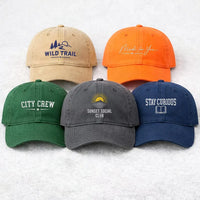 Personalized Custom Design Embroidered Hat, Pick Your Design Plus Custom Text, Adjustable Cotton Cap, Gift for Her, Everyday Cap Gift