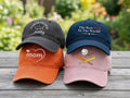 Personalized Custom Text Logo Embroidered Hat, Your Own Words or Business Logo, Low Profile Dad Hat, Employee Gift, Everyday Cap Gift