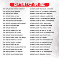 Custom Most Likely Christmas Family Shirt, Knock Over Tree Tee, Matching Holiday Pajama Tee, Family Christmas 2026 Outfit, Holiday Gift Idea